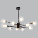 CHANDELIER-CH254/112 BLACK/GOLD