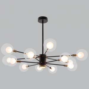 CHANDELIER-CH254/112 BLACK/GOLD