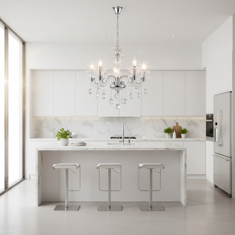 CHANDELIER-CH266/5 CRYSTAL