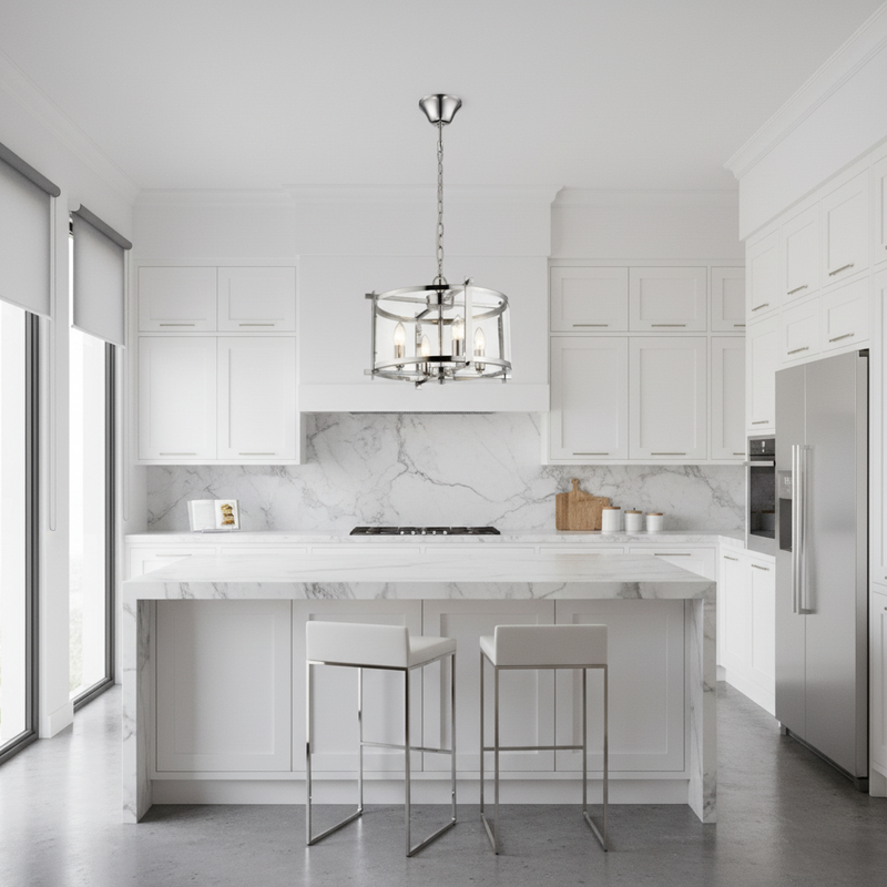 CHANDELIER-CH340/4 CHROME