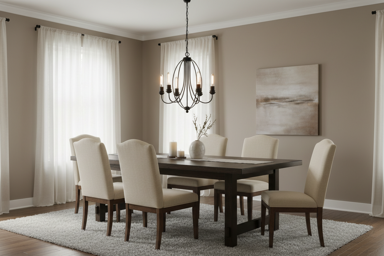 CHANDELIER-CH342/5 BLACK