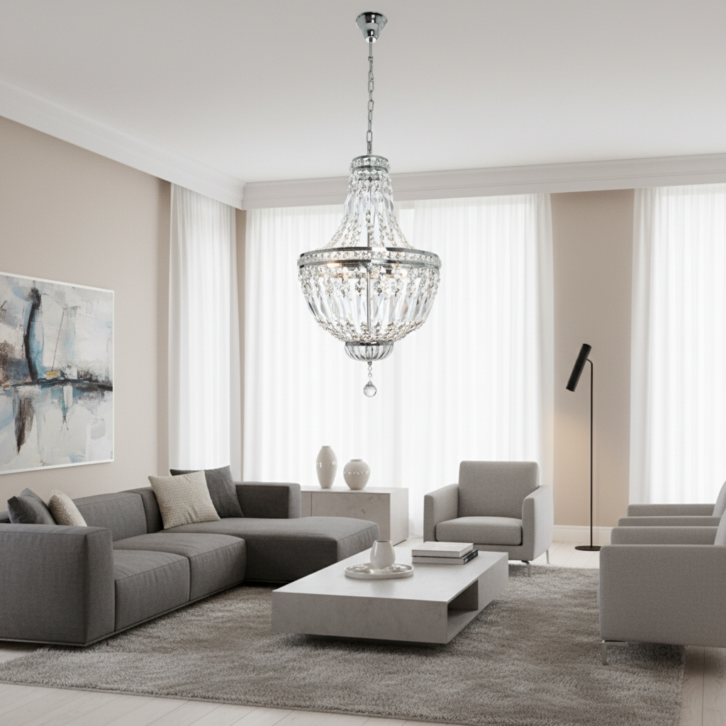 CHANDELIER-CH343 CHROME