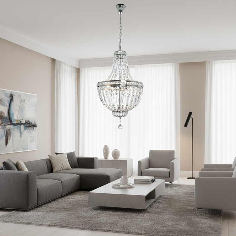 CHANDELIER-CH343 CHROME