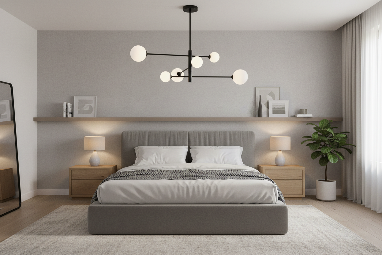 Pendent Light-CH393/6 Black