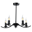 CHANDELIER-CH395/5 BLACK