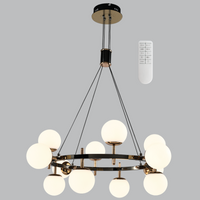 CHANDELIER-CH397/12 GUN METAL