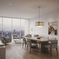 CHANDELIER-CH473/4 CHROME