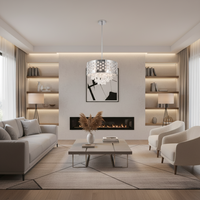 CHANDELIER-CH473/4 CHROME