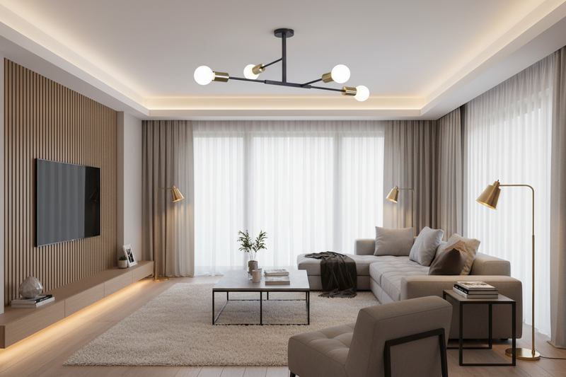 PENDANT-CH507/4 BK/AB