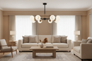 CHANDELIER-CH509/8 BK/GD