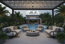 CHANDELIER-CH509/8 BK/GD