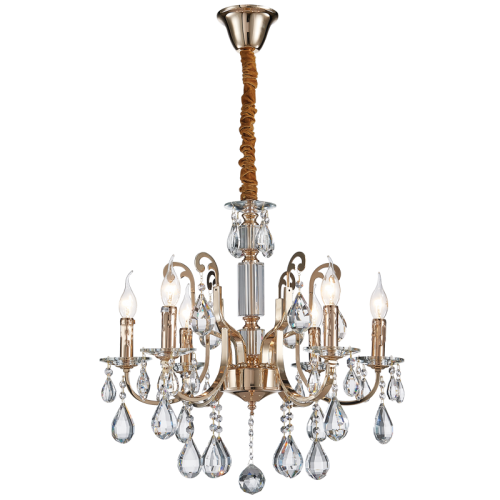 CHANDELIER LIGHT-CH511/6 CRYSTAL