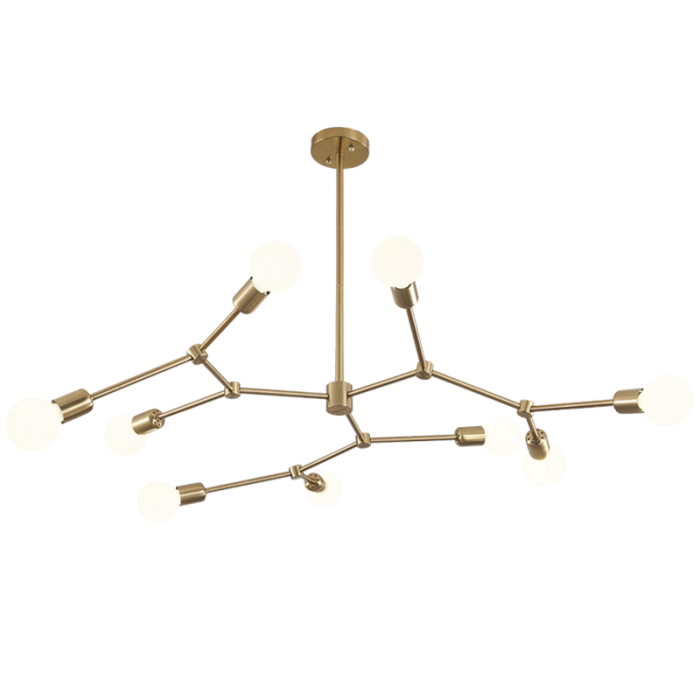 CHANDELIER-CH512/9 BRONZE