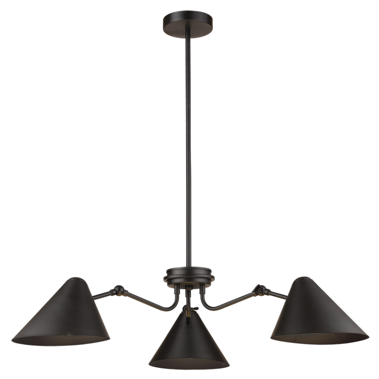 Pendent Light-514/3 Black