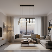 LED Pendent Light-CH517 Black