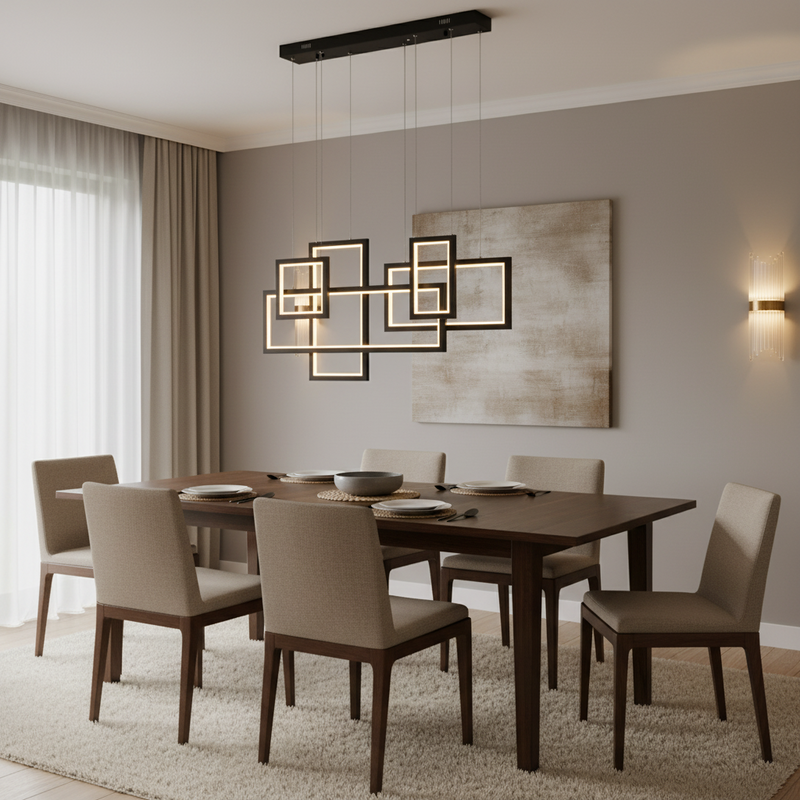 LED Pendent Light-CH517 Black