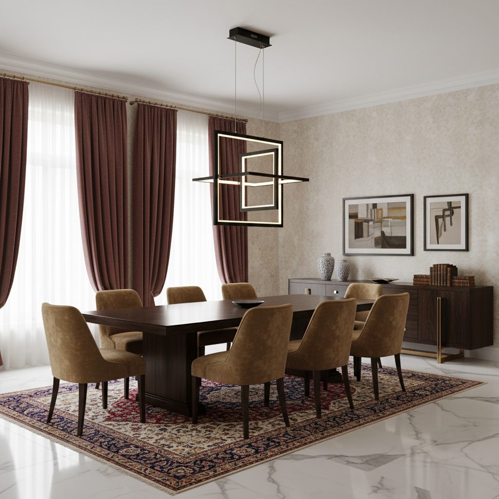 Pendent Light-CH519 Black