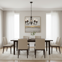 CHANDELIER-CH523/5 BLACK