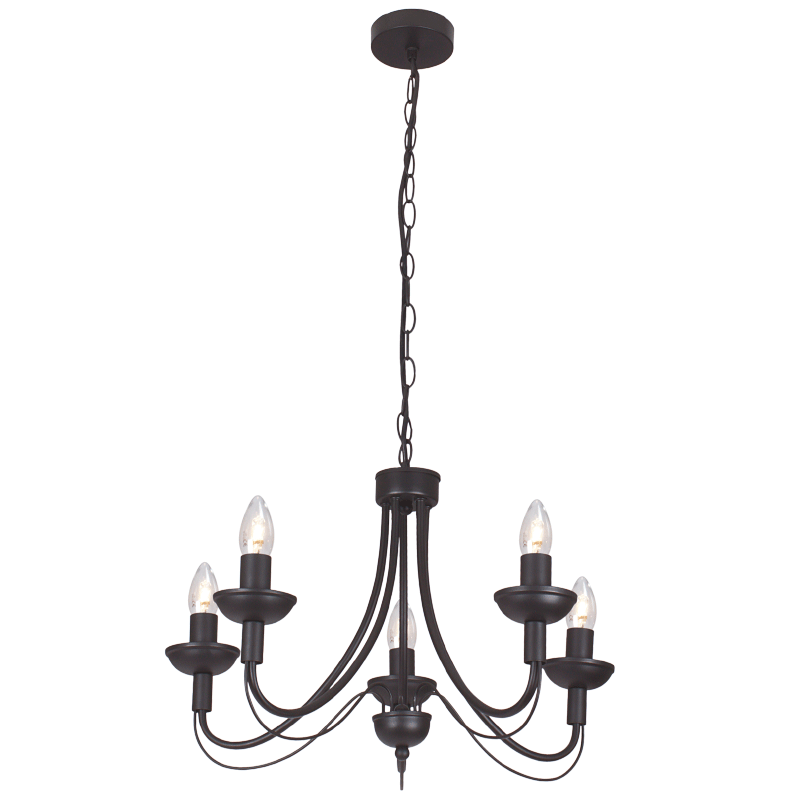 CHANDELIER-CH523/5 BLACK