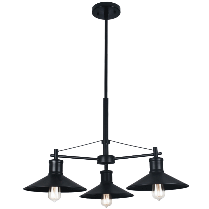 CHANDELIER-CH529/3 BLACK