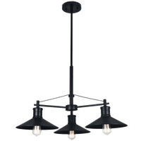 CHANDELIER-CH529/3 BLACK