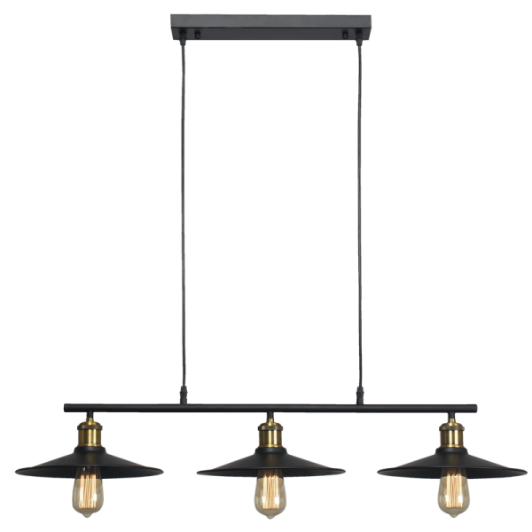 CHANDELIER-CH531/3 BLACK