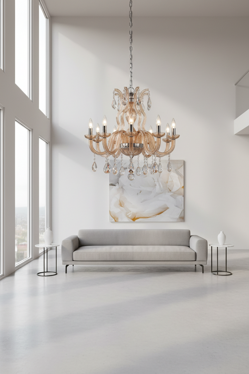 CHANDELIER LIGHT-CH661/5 CHROME