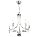 CHANDELIER-CH663/5 CHROME