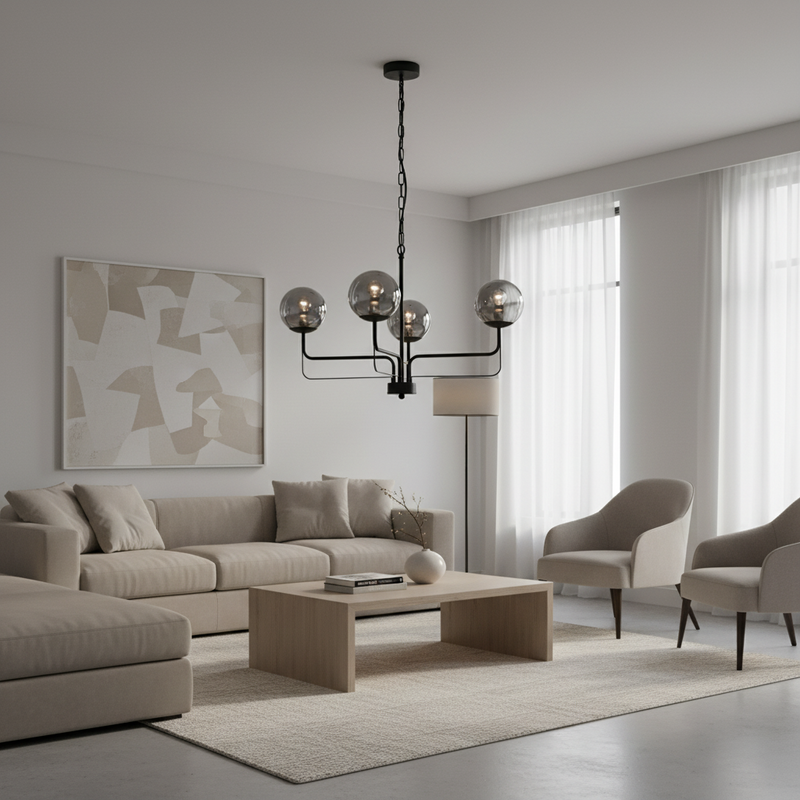 CHANDELIER-CH703 BLACK