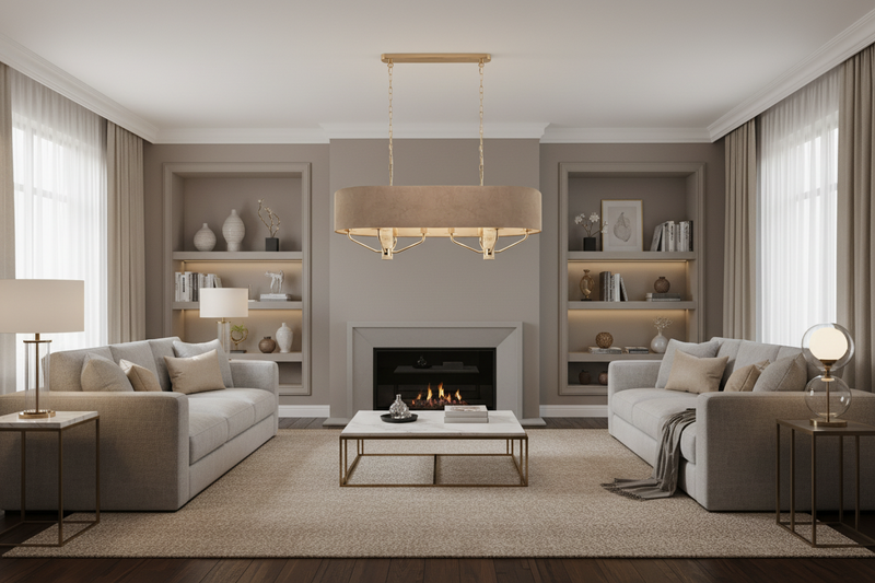 CHANDELIER-CH706 BROWN