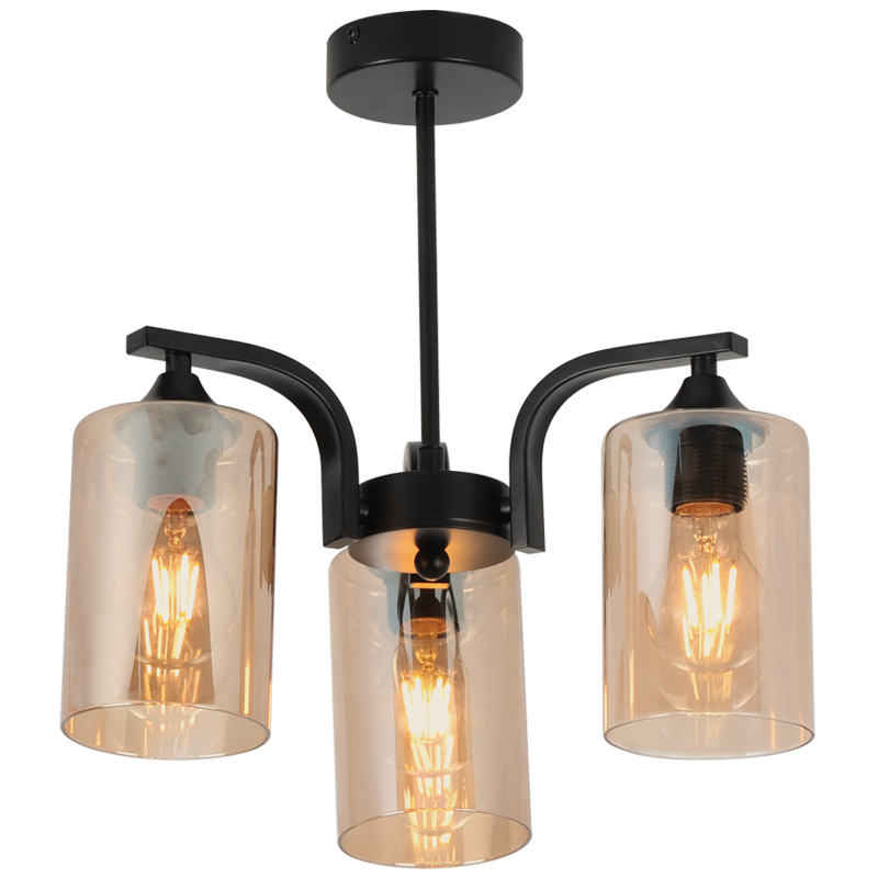 CHANDELIER-CH708/3 BLACK
