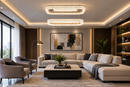 CHANDELIER LED LIGHT-DRSA3004 TRICOLOR-RETRACTABLE LIGHT-Mr Smart Lighting Company-Modern Living room.