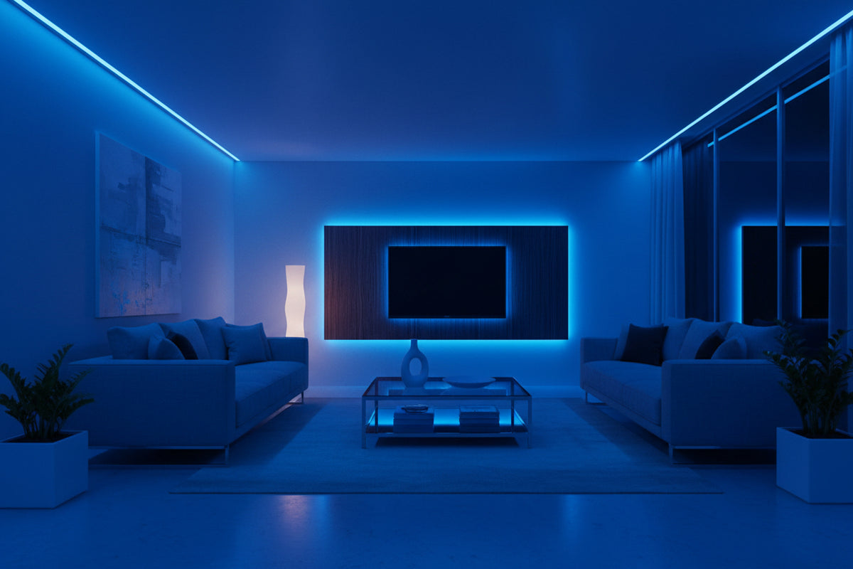 Flexible 24V 5M COB High Bright LED Strip Light for indoor décor