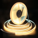 COB LED Strip Light with dotless continuous lighting installed in modern interior space