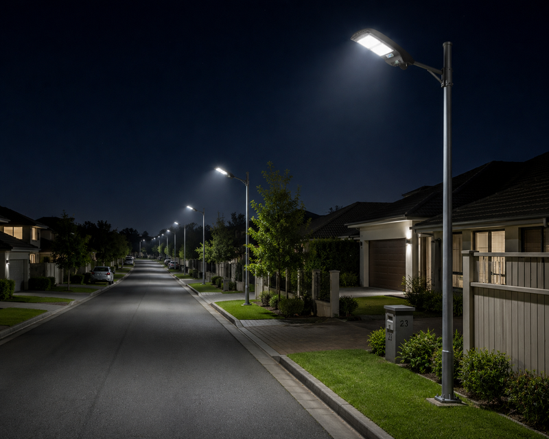 120W Solar Street Flood Light-IP65-6500K.