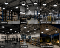 150W 150lm/w UFO High bay light-RPR372-IP65-6500K (5 Years Warranty).