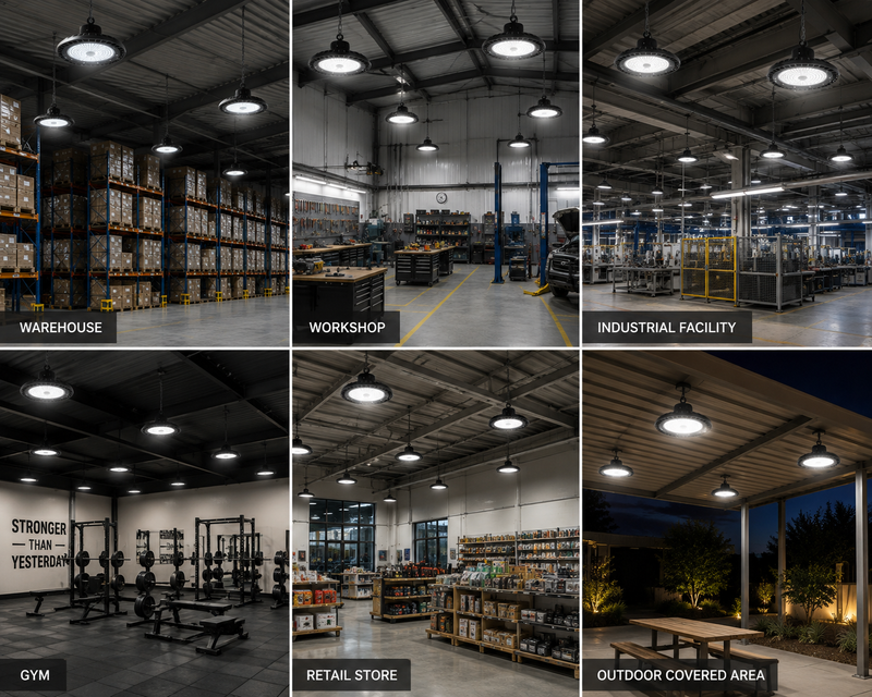 150W 150lm/w UFO High bay light-RPR372-IP65-6500K (5 Years Warranty).