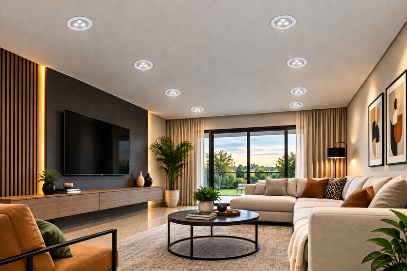 3W LED ceiling lamp.