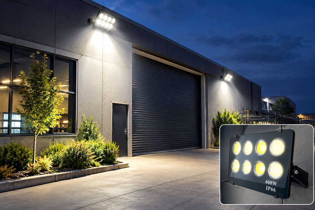 400W Commercial COB LED flood light-IP66-6500K-(2 Years Warranty).
