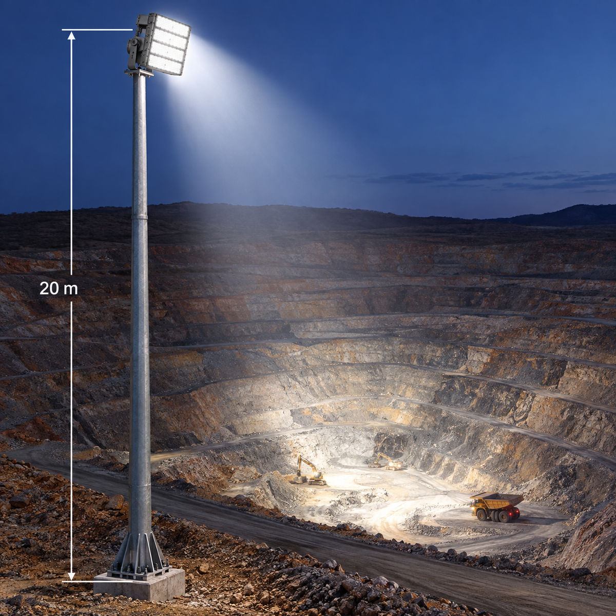 400W High mast Heavy Duty LED modular commercial flood light-IP66-(3 years warranty).