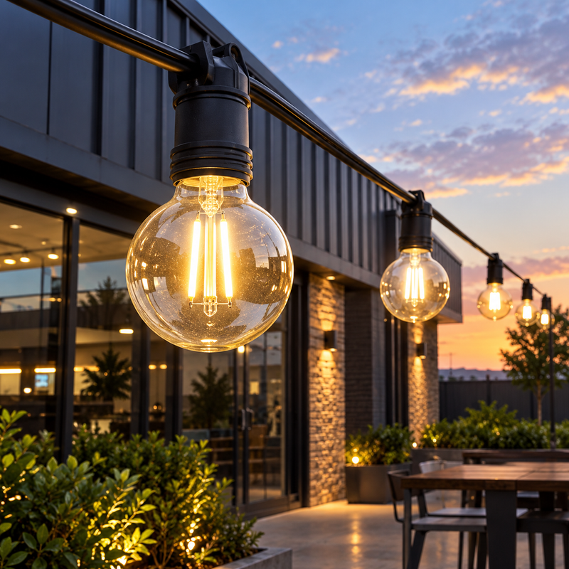 4W E27 LED Filament Bulb G95.