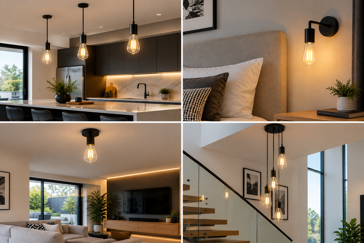 4W E27 LED Filament Bulb ST64.
