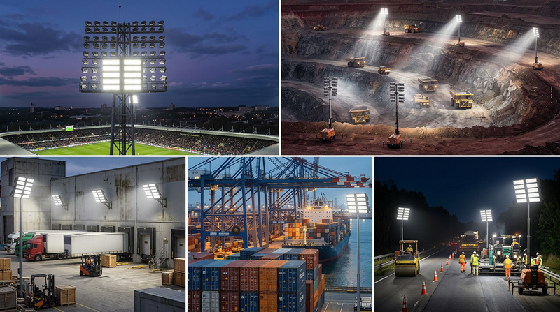 1000W High mast Heavy Duty LED modular commercial flood light(3 Years Warranty) - IP66.