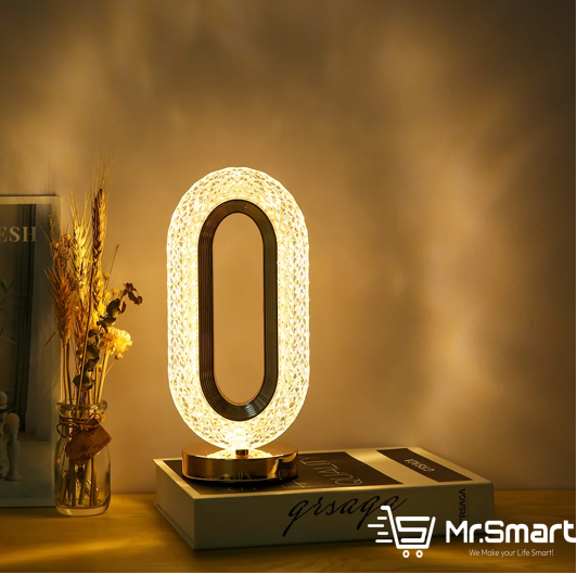 Crystal Creative Rechargeable Table Lamp with elegant crystal design and rechargeable LED lighting for modern homes in South Africa.