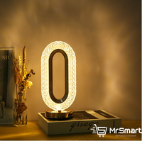 Crystal Creative Rechargeable Table Lamp with elegant crystal design and rechargeable LED lighting for modern homes in South Africa.