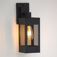 Modern Industrial Wall lamp with Mesh Shade DL6139BK.