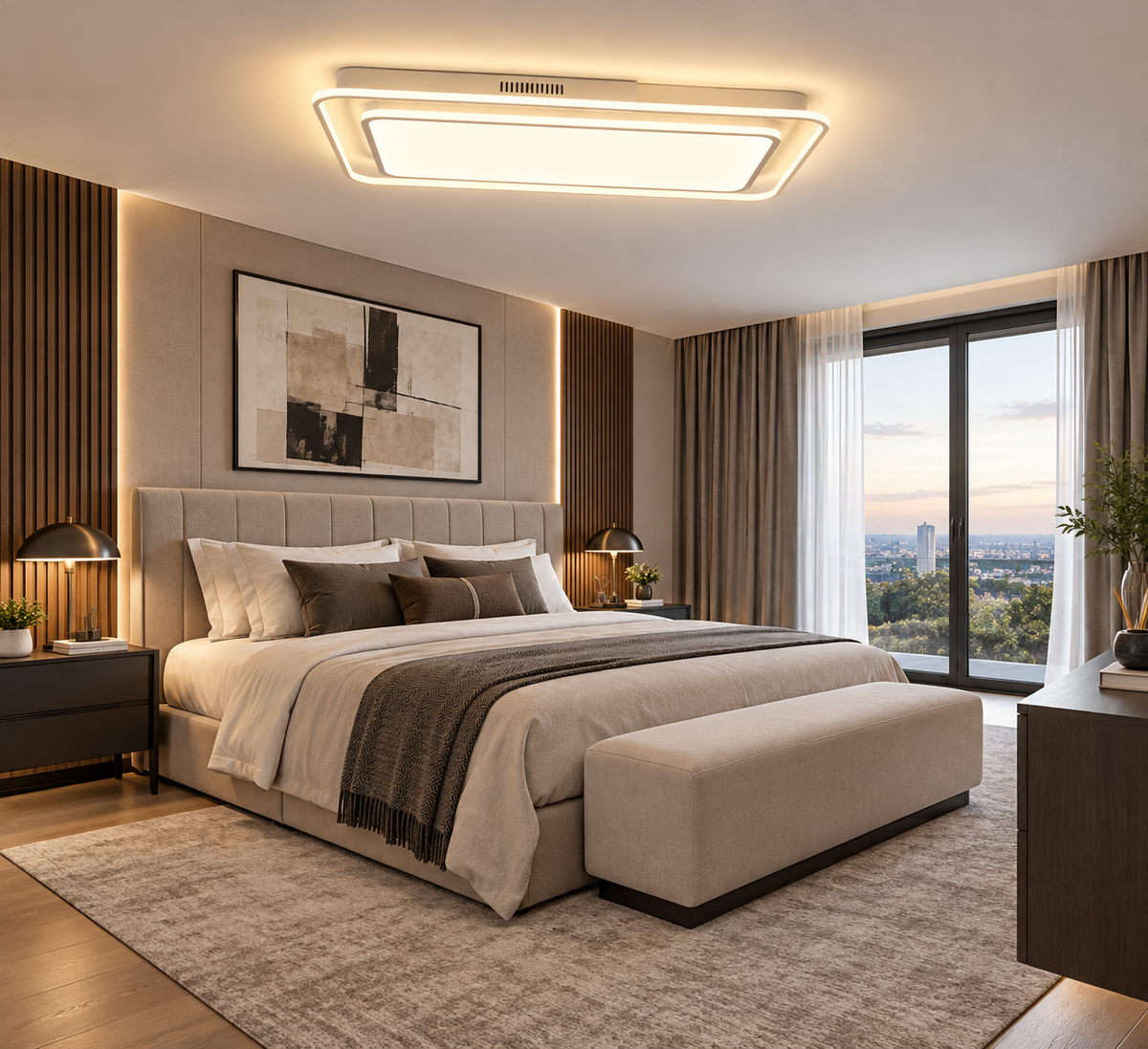 DRSA2141-1200MM-240W-TRICOLOR-PENDANT LIGHT-Mr Smart Lighting Company.-Bedroom.