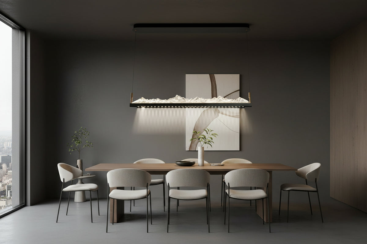 DRSA3002-LED ELECTRIC LIFTING ICE BAR-220V PENDANT LIGHT-1200MM-180W TRICOLOR.