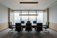 DRSA3002-LED ELECTRIC LIFTING ICE BAR-220V PENDANT LIGHT-1200MM-180W TRICOLOR-Mr Smart Lighting Company-Boardroom