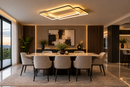DRSA 2132-LED FLAT SURFACE 220V-1000MM-160W-TRICOLOR-Mr Smart Lighting Company-Dining Room.